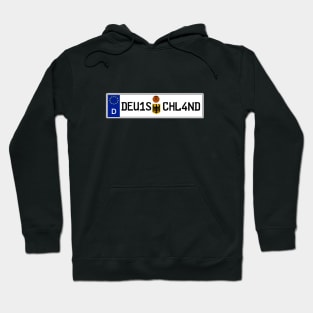 Germany car license plate Hoodie